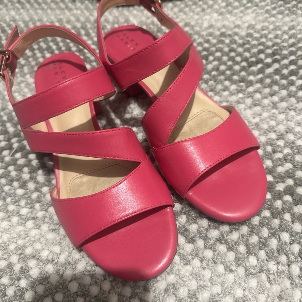 Alex Marie Pink Strappy Sandals
